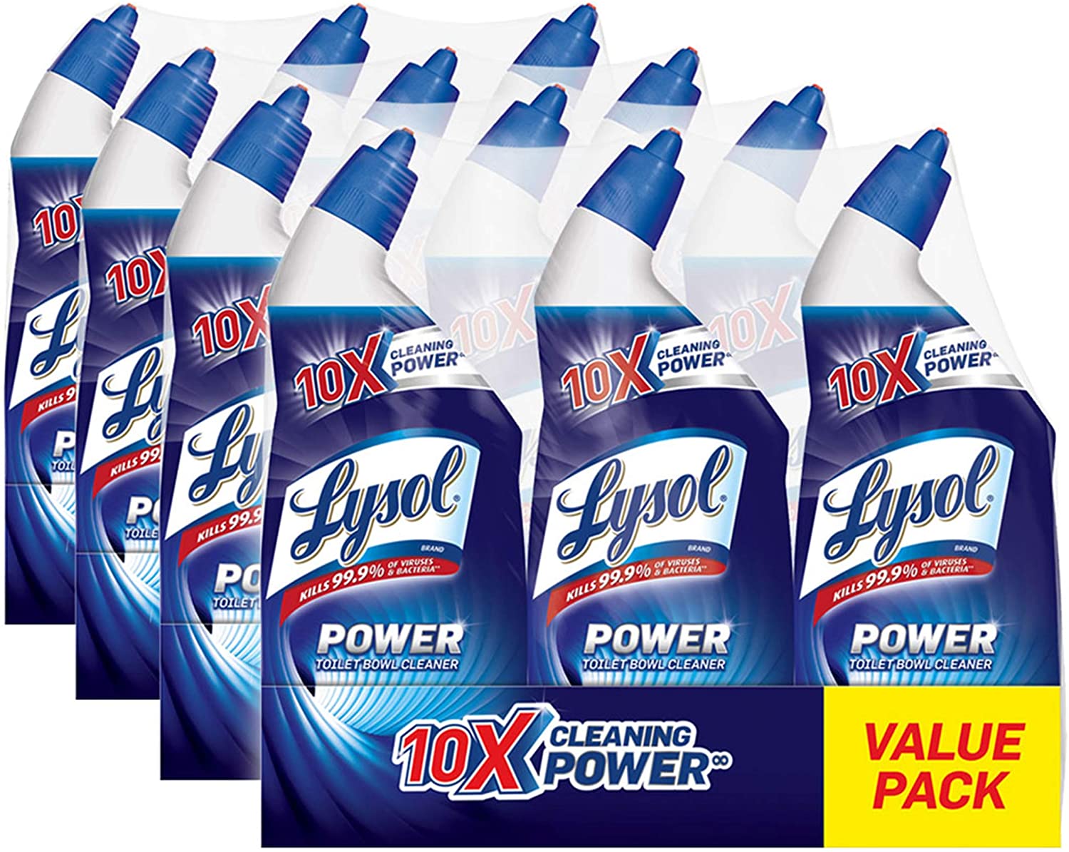 Best clean. Lysol Power Toilet Bowl Cleaner. Blue Lysol Power Toilet Bowl Cleaner.