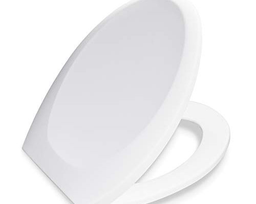 Top 10 Best Glacier Bay Toilet Seat Loose To Buy In 2022 Mostraturisme   Bath Royale Br606 00 Premium Elongated Toilet Seat White Soft Close Toilet 500x400 