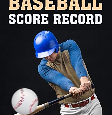 Leather Baseball Scorebook