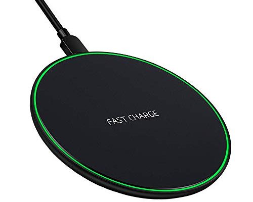 10W Wireless Charger for Samsung Galaxy S22 S21 S20 S10+ S10 Plus S9+ S9 S8 S8+ S7 S6 Edge; Note 20, Note 10, Note 9, Note 8 Fast Wireless Charging Pad Station