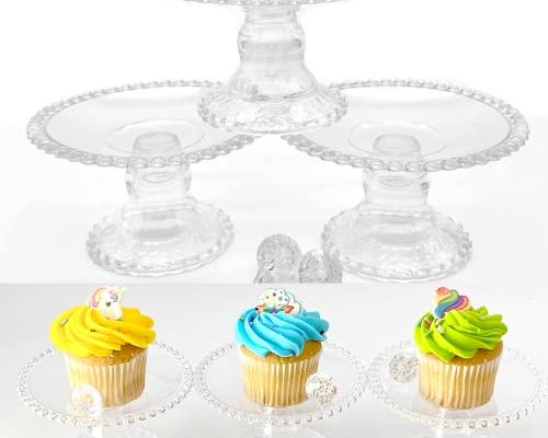 12pc Cupcake Serving Plate Stand Display (Clear)