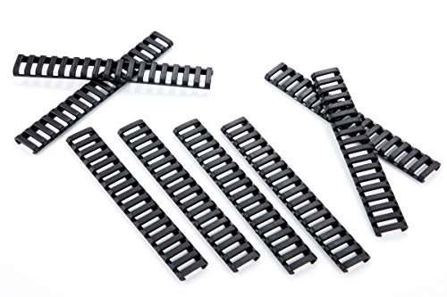 18 Slots,Polymer Soft Easy Install Ladder, Included 8 PCS, Black
