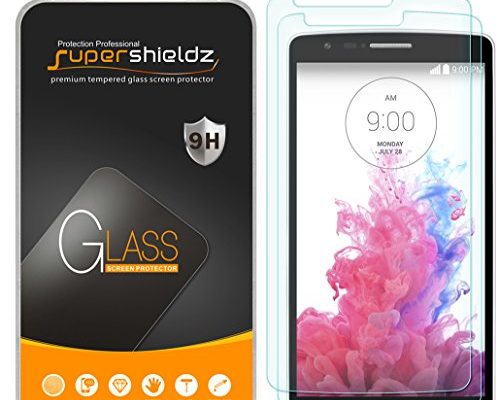 (2 Pack) Supershieldz Designed for LG G3 Tempered Glass Screen Protector, Anti Scratch, Bubble Free