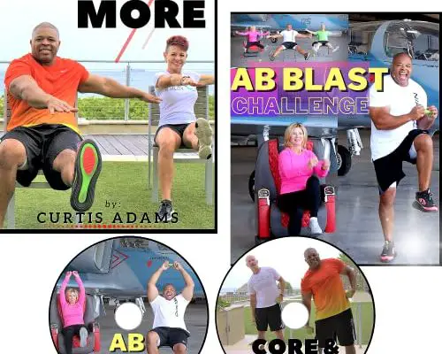 AB Blast Exercise DVDs for Seniors & Beginners- Trim Waistline- Get Energized & Stronger- Low Impact- NO Floor Exercise for seniors Fitness for Seniors DVD, Chair exercises for seniors for your core.