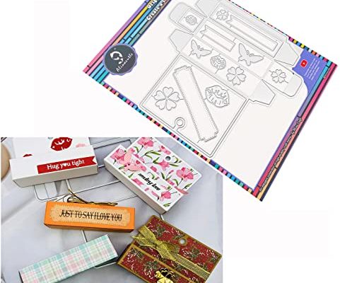 Alinacutle Metal Cutting Die Cut Lipstick Box Gift Box Scrapbooking Paper Craft Album Handmade Card Template