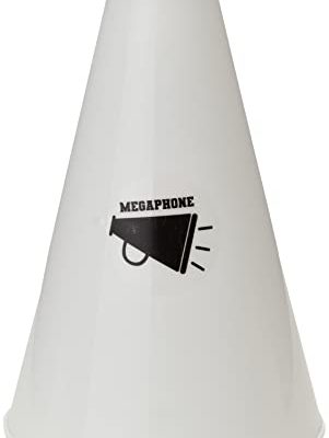 Amscan 399005.1 White Megaphone, Party Accessory | 1 piece