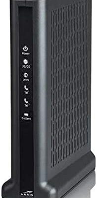 Arris TM3402 32x8/2x2 DOCSIS 3.1 Telephony Cable Modem with 2 Voice Ports TM3402A (Not Wireless)