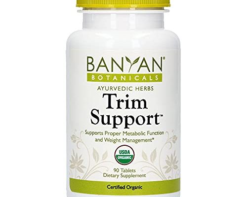 Banyan Botanicals Trim Support - USDA Organic, 90 Tablets - Boosts Metabolism - Herbal Weight Loss Support*