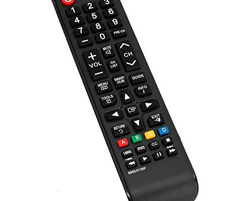 BN59-01199F Replace Remote Control Applicable for Samsung TV UN48JU6700 UN55JU6700 UN65JU6700 UN40JU6700F UN48JU6700F UN55JU6700F UN65JU6700F UN40JU6700FXZA UN55JU6700FXZA UN65JU6700FXZA UN32J5205