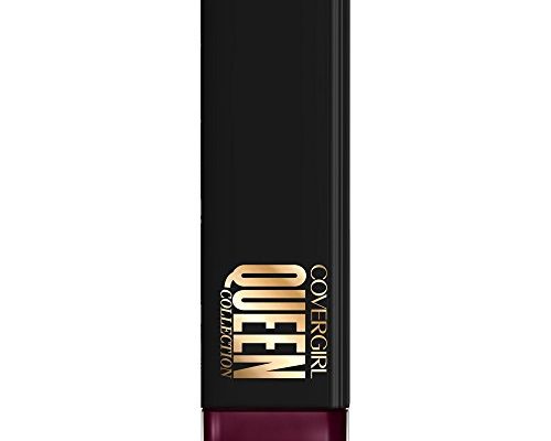 COVERGIRL Queen Collection Lip Color Soft Matte, Plum Palace, 0.12 Ounce (packaging may vary)