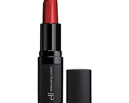 e.l.f. Cosmetics Moisturizing Lipstick, Provides Vibrant Color and Luminous Shine, Red Carpet