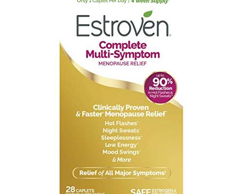 Estroven Complete Multi-Symptom Menopause Relief, Safe, Effective and Drug Free, Clinically Shown to Relieve Multiple Menopause Symptoms*, Reduces Hot Flashes and Night Sweats*, One Per Day, 28 Count