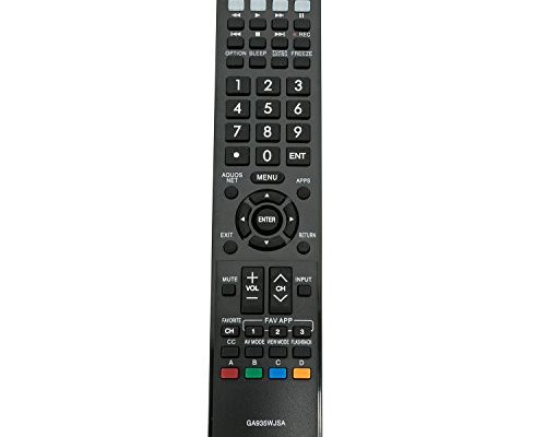 GA935WJSA Replacement Remote Control fit for Sharp AQUOS TV LC-70LE734U LC-40LE830U LC40LE830UN LC46LE830UN LC52LE830UN LC60LE830UN LC-46LE830U LC-52LE830U LC-60LE830U LC-40LE832U