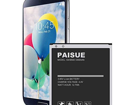 Galaxy S4 Battery, 3300mAh New Upgraded Li-ion Replacement for Samsung S4 Variants, S4 Active, EB-B600BE, I337 AT&T, I545 Verizon, L720 Sprint, M919 T-Mobile, I9506 LTE, I9500, I9505, R970