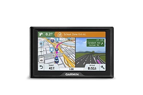 Garmin Drive 51 USA+CAN LMT-S GPS Navigator System with Lifetime Maps, Live Traffic and Live Parking, Driver Alerts, Direct Access, TripAdvisor and Foursquare data