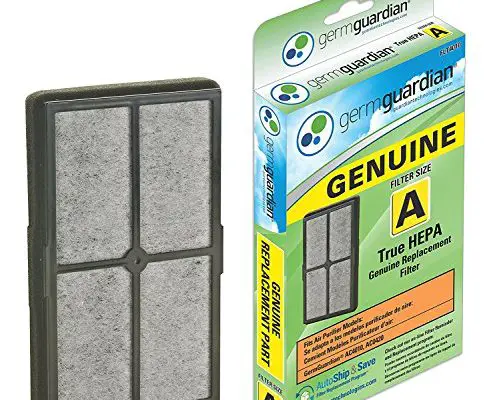 Guardian Technologies FLT4010 Genuine High-Performance Allergen Air Purifier Replacement Filter A With Activated Charcoal Layer for Germguardian Purifier Ac4010, Ac4020 & More, Grey