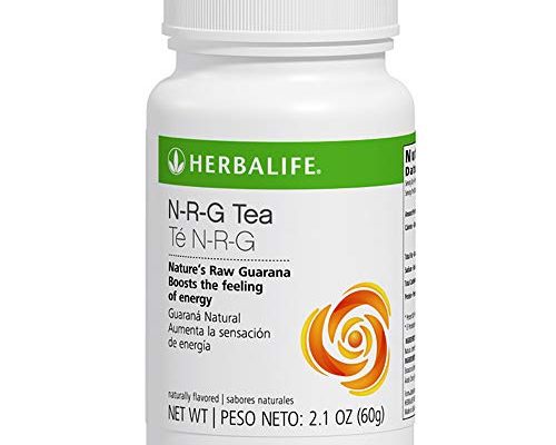 Herbal N-R-G Nature's Raw Guarana Tea Mix 2.12 Fl Oz Caffeine Energy Booster Powder