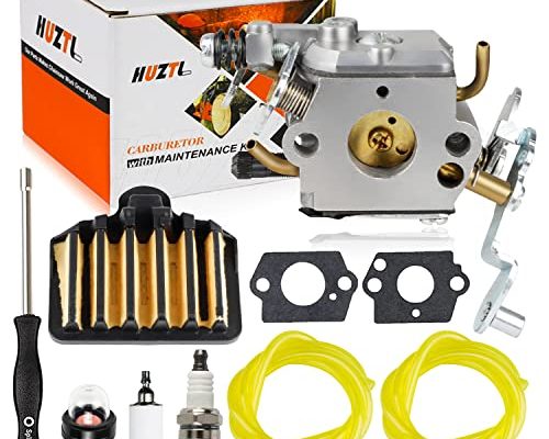 HUZTL PP5020AV Carburetor 575296301 Air Filter for Poulan Pro PP5020 Chainsaw 2 Stroke Chainsaw Replace 573952201 C1M-W47 Craftsman 358.350982
