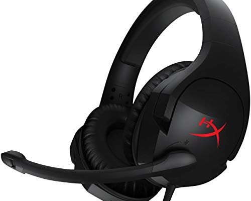 HyperX Cloud Stinger – Gaming Headset, Lightweight, Comfortable Memory Foam, Swivel to Mute Noise-Cancellation Mic, Works on PC, PS4, PS5, Xbox One, Xbox Series X|S, Nintendo Switch and Mobile ,Black