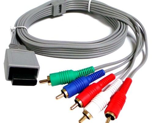 Importer520 Nintendo Wii / Nintendo Wii U Component HDTV AV High Definition AV Cable (Bulk Packaging)