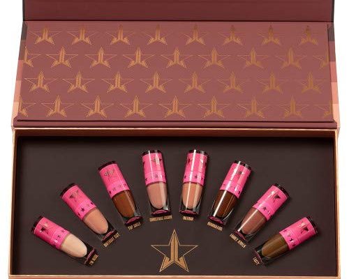 Jeffree Star Cosmetics Matte Lipstick Set! The Mini Velour Liquid Lipstick Nudes Volume 2! Eight Long-wearing Nude Lip Colors! Perfect Holiday Christmas Gift for Women!