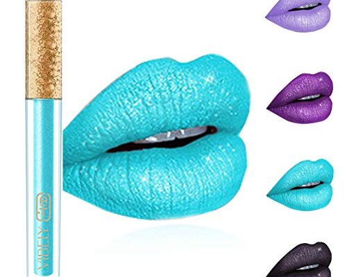 Kilshye Matte Lipstick Long Lasting Liquid Lipsticks Waterproof Cream Lip Gloss High Pigment Lipstick Non Stick Cup Lip Makeup for Women and Girls Pack of 1 (A-Blue 8)