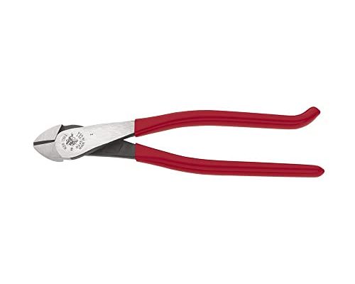 Klein Tools D248-9ST Pliers, Ironworker's Diagonal Cutting Pliers with High Leverage Design Works as Rebar Cutter and Rebar Bender, 9-Inch