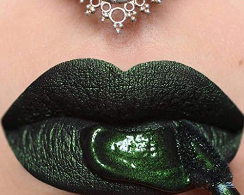 LA Splash Cosmetics Soft Long Lasting Waterproof Matte Dark Green Liquid Lipstick - Wickedly Divine Collection (Envy)