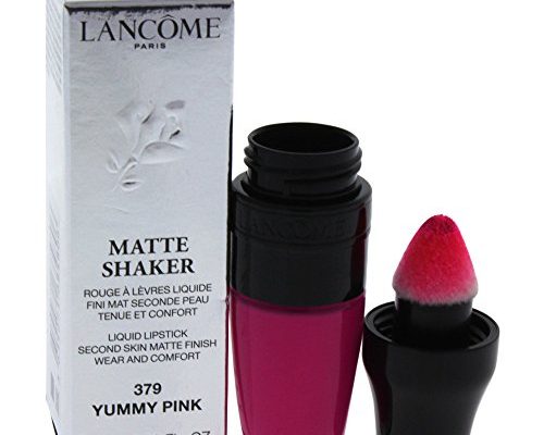 Lancome Matte Shaker Liquid Lipstick, Yummy Pink, 0.2 Ounce