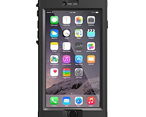 LifeProof NÜÜD iPhone 6 PLUS ONLY Waterproof Case (5.5" Version) - Retail Packaging - BLACK