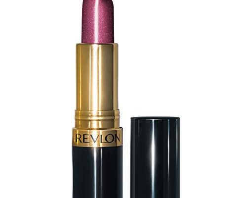 Lipstick by Revlon, Super Lustrous Lipstick, High Impact Lipcolor with Moisturizing Creamy Formula, Infused with Vitamin E and Avocado Oil, 625 Iced Amethyst