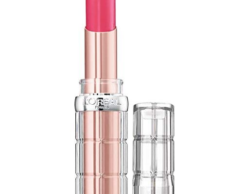 L'Oreal Paris Makeup Colour Riche Plump and Shine Lipstick, for Glossy, Radiant, Visibly Fuller Lips with an All-Day Moisturized Feel, Pitaya Plump, 0.1 oz.