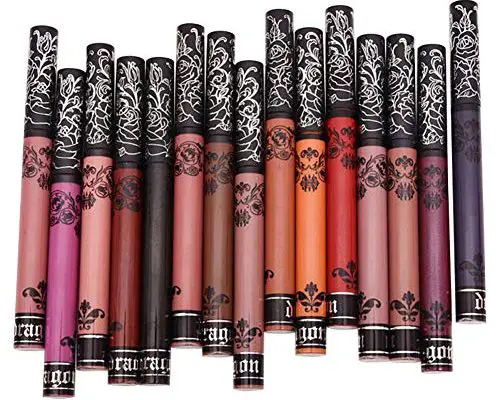 Matte Liquid Lipstick Set, Spdoo 15 Colors Long Lasting High Pigmented Velvet Lip Gloss Kit