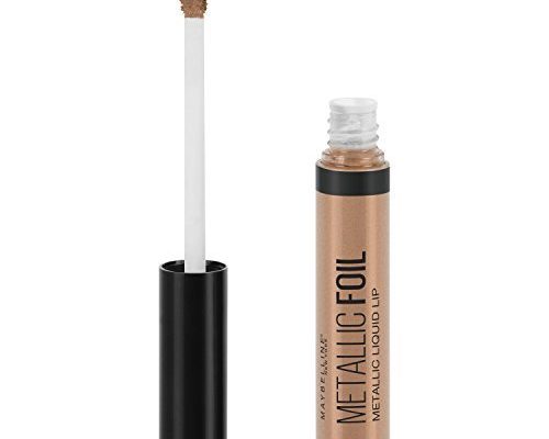 Maybelline Lip Studio Metallic Foil Metallic Liquid Lipstick Makeup, Trident, 0.16 fl. oz.