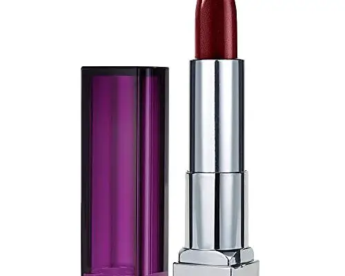 Maybelline New York Color Sensational Red Lipstick, Satin Lipstick, Deepest Cherry, 0.15 Ounce, Pack of 1