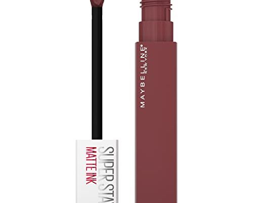 Maybelline New York Super Stay Matte Ink Liquid Lipstick, Long Lasting High Impact Color, Up to 16H Wear, Mover, Brown, 0.17 fl.oz