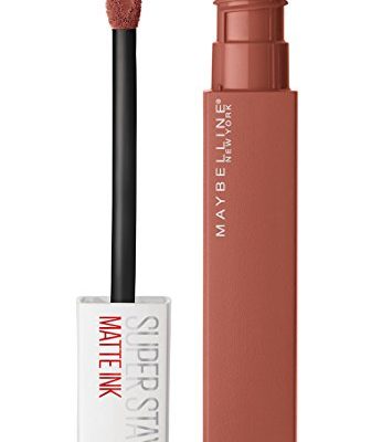 Maybelline New York Super Stay Matte Ink Liquid Lipstick, Long Lasting High Impact Color, Up to 16H Wear, Amazonian, Nude Brown, 0.17 fl.oz