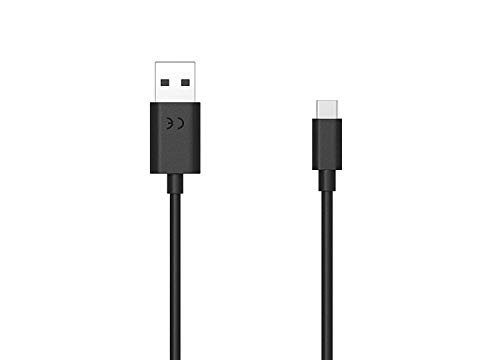 Motorola Essentials 6.6 Foot/ 2 Meter USB-A 2.0 to USB-C (Type C) Data/Charging Cable for Moto X4, Z, Z2, Z3, Z4, G7, G7 Play, G7 Plus, G7 Power, G6, G6 Plus [Not for G6 Play] (Retail Pack), Black