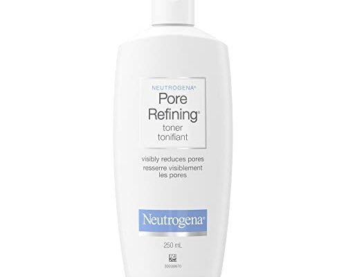 Neutrogena Pore Refining Toner with Witch Hazel, Alpha Hydroxy Acid & Beta Hydroxy Acid, Oil-Free & Hypoallergenic Facial Pore Cleansing Toner, 8.5 fl. oz