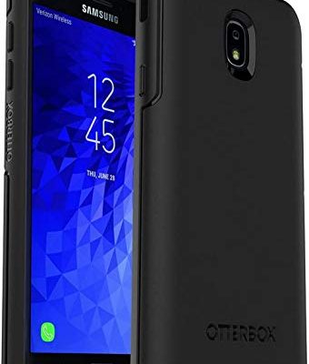 OtterBox Symmetry Series Case for Samsung Galaxy J7 (2018)/J7 2nd gen/J7 V 2nd gen/J7 Refine -Non Retail Packaging - Black