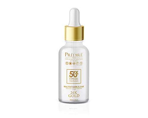 Predire Paris-Premium Multi-Vitamin A, C, & E Retinol & Collagen Booster 24K Gold Serum