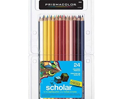Prismacolor Scholar Pencil Set, Assorted Colors, Set of 24