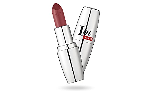 PUPA Milano I Am Pure-Colour Lipstick - Intense Color And Absolute Brightness - High Concentration Of Pigments - Lightweight And Flawless - Melts Perfectly On Lips - 109 Walnut - 0.123 OZ