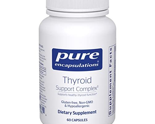 Pure Encapsulations Thyroid Support Complex | Hypoallergenic Supplement with Herbs and Nutrients for Optimal Thyroid Gland Function* | 60 Capsules