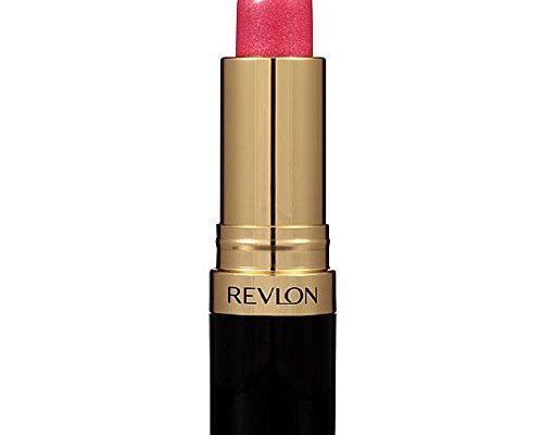 Revlon Super Lustrous Lipstick with Vitamin E and Avocado Oil, Pearl Lipstick in Pink, 430 Softsilver Rose, 0.15 oz
