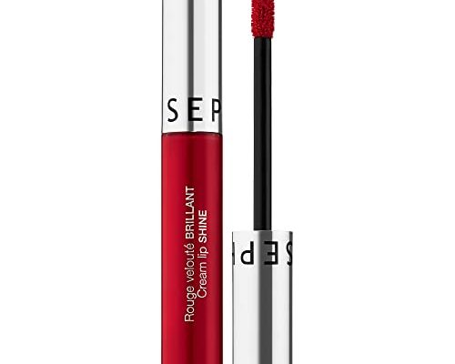 Sephora Cream Lip Shine Lipstick 08 Red Potion