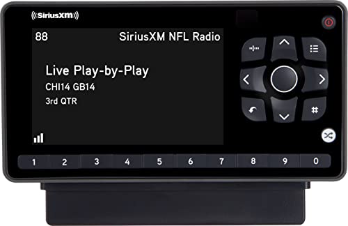 SiriusXM SXEZR1V1 Onyx EZR Satellite Radio with Vehicle Kit, Receive 3 Months Free Service with Subscription, Easy to Install - Enjoy SiriusXM in Your Car and Beyond with This Dock and Play Radio