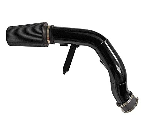 Smileracing 6.0 Cold Air Intake Kit Replacement for 2003-2007 Ford F250 F350 Excursio 6.0L Powerstroke Diesel Black