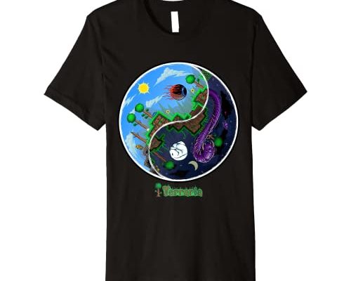 Terraria T-Shirt: Night and Day