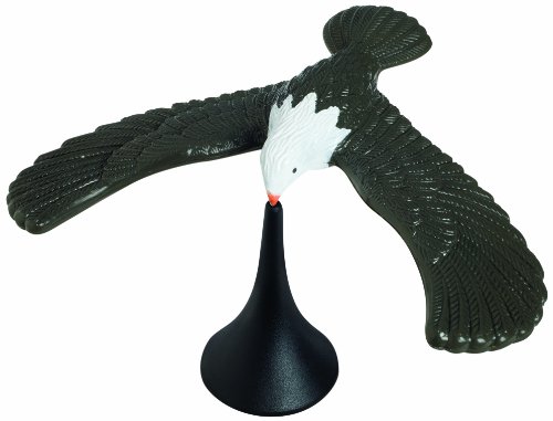 Toysmith Magic Party Trick Balancing Eagle Bird Toy (7-Inch), For Boys & Girls Ages 5+